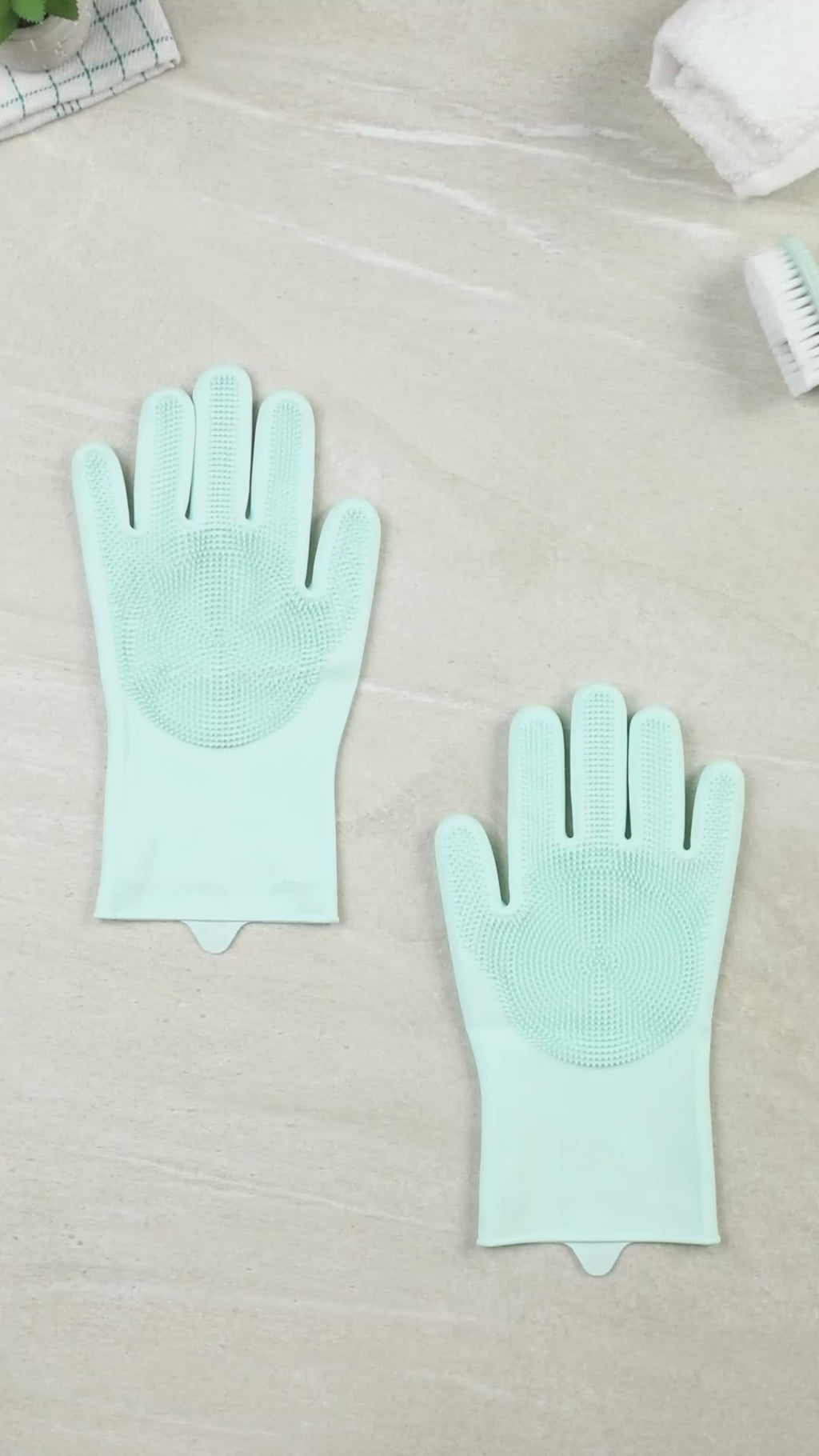 MAGIC SILICONE CLEANING HAND GLOVES FOR KITCHEN
